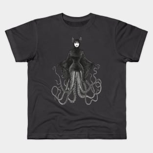 Hybrid Octopus Bat Woman | Hybrids | Hybrid Creatures | Kids T-Shirt